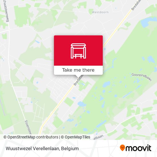 Wuustwezel Verellenlaan map