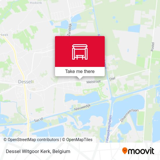 Dessel Witgoor Kerk plan