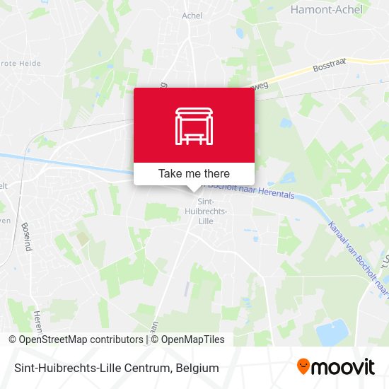 Sint-Huibrechts-Lille Centrum map