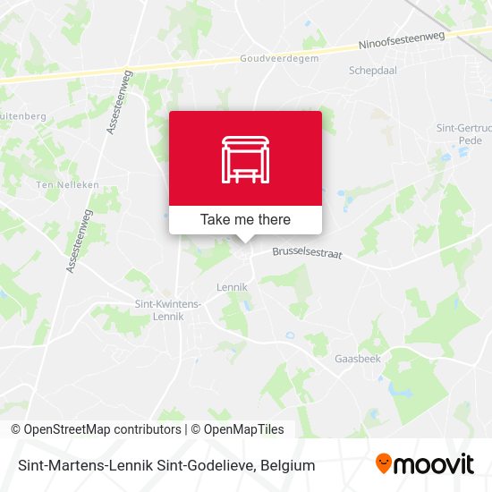 Sint-Martens-Lennik Sint-Godelieve plan