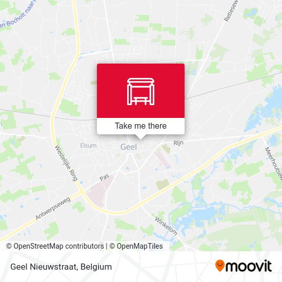 Geel Nieuwstraat map