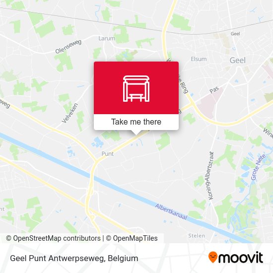 Geel Punt Antwerpseweg plan