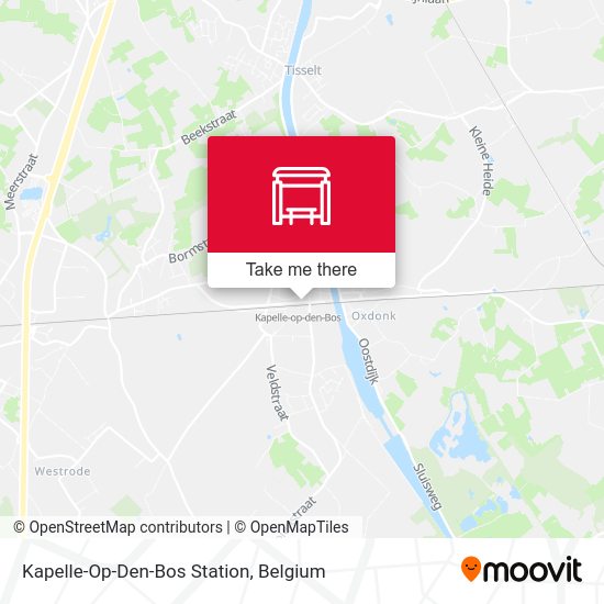 Kapelle-Op-Den-Bos Station plan