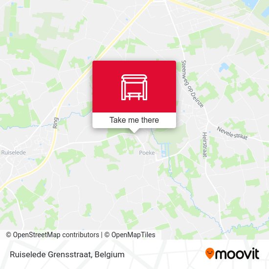 Ruiselede Grensstraat plan