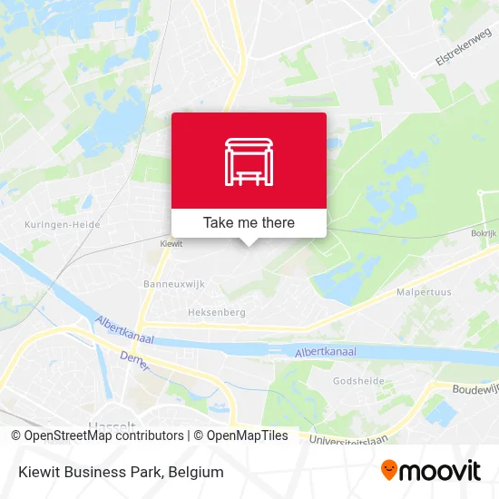 Kiewit Business Park map