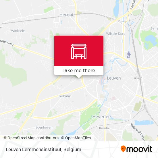 Leuven Lemmensinstituut map