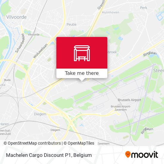 Machelen Cargo Discount P1 map