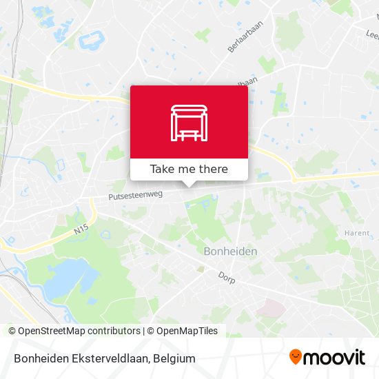 Bonheiden Eksterveldlaan plan