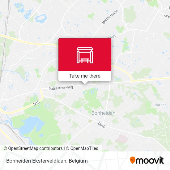 Bonheiden Eksterveldlaan map