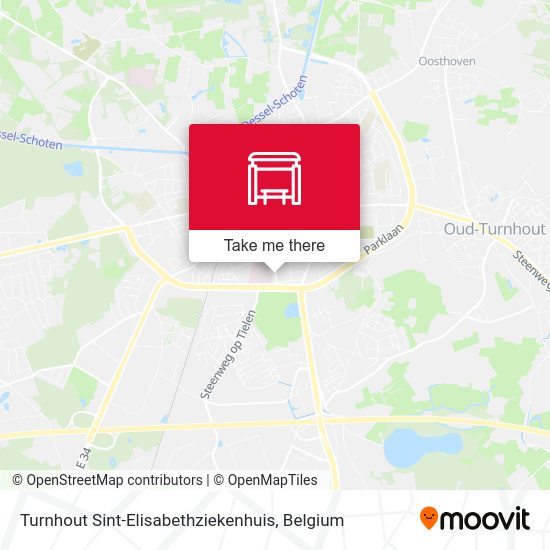 Turnhout Sint-Elisabethziekenhuis map