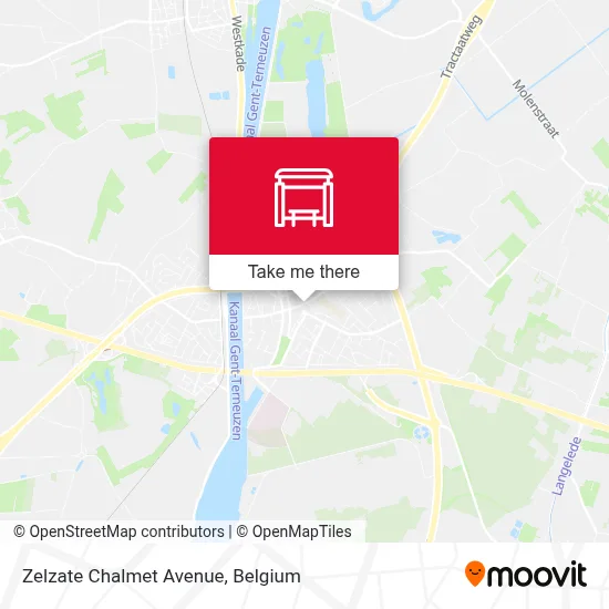 Zelzate Chalmet Avenue map