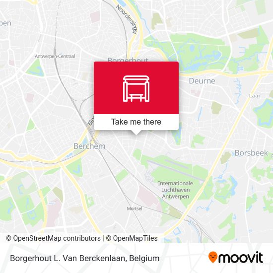 Borgerhout L. Van Berckenlaan plan