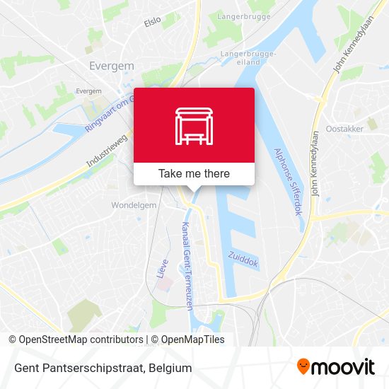 Gent Pantserschipstraat plan
