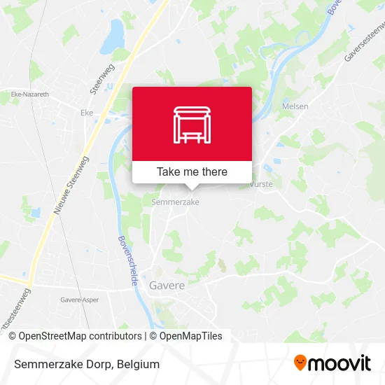 Semmerzake Village map