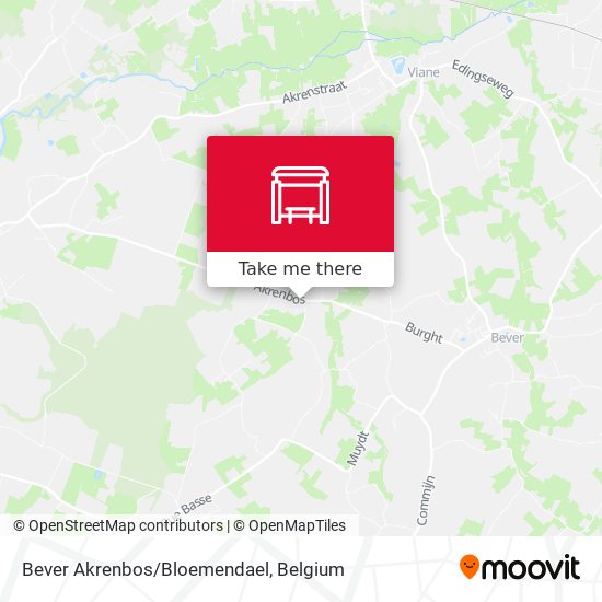 Bever Akrenbos/Bloemendael map