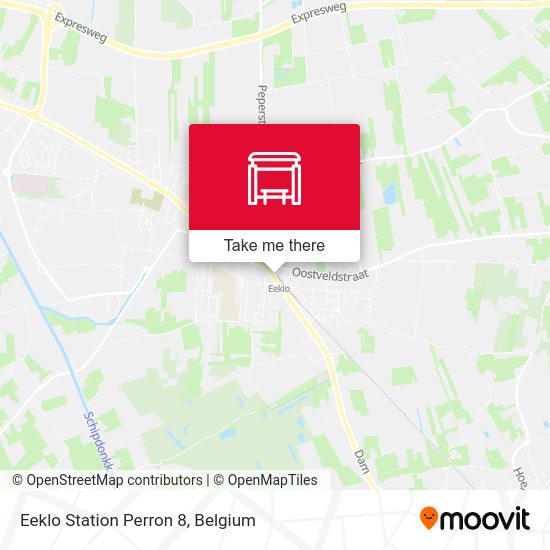 Eeklo Station Perron 8 plan