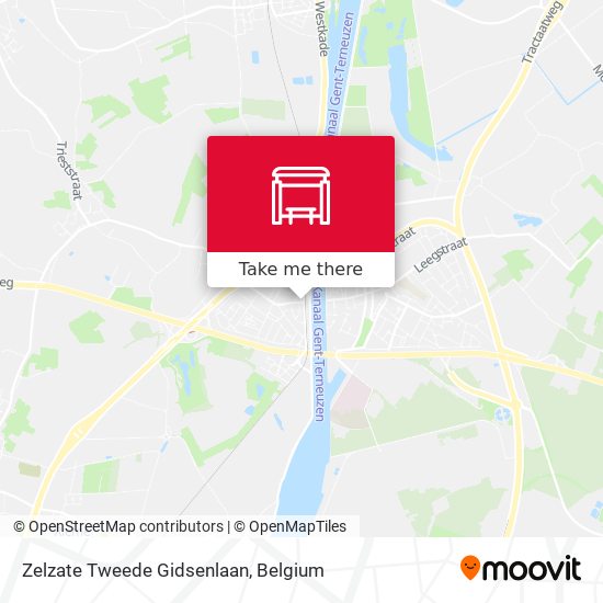 Zelzate Tweede Gidsenlaan map