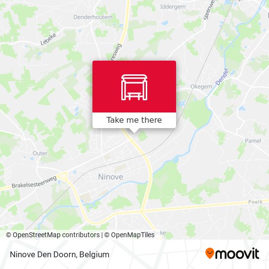 Ninove Den Doorn map