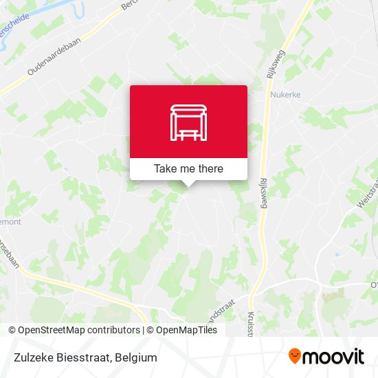 Zulzeke Biesstraat map