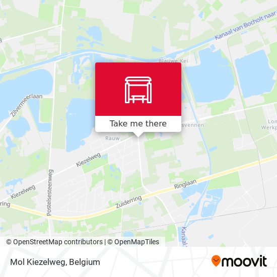 Mol Kiezelweg map