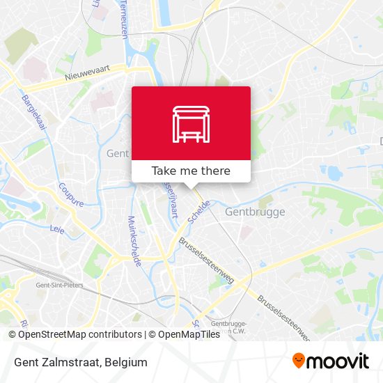 Gent Zalmstraat plan