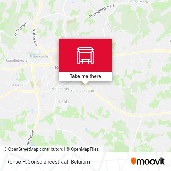 Ronse H.Consciencestraat plan
