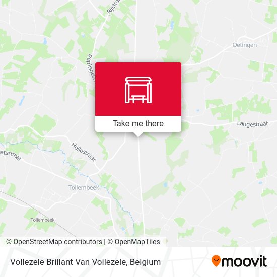Vollezele Brillant Van Vollezele map