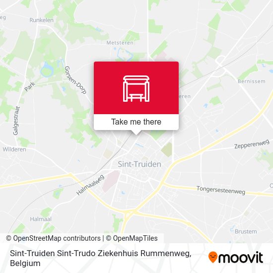 Sint-Truiden Sint-Trudo Ziekenhuis Rummenweg plan