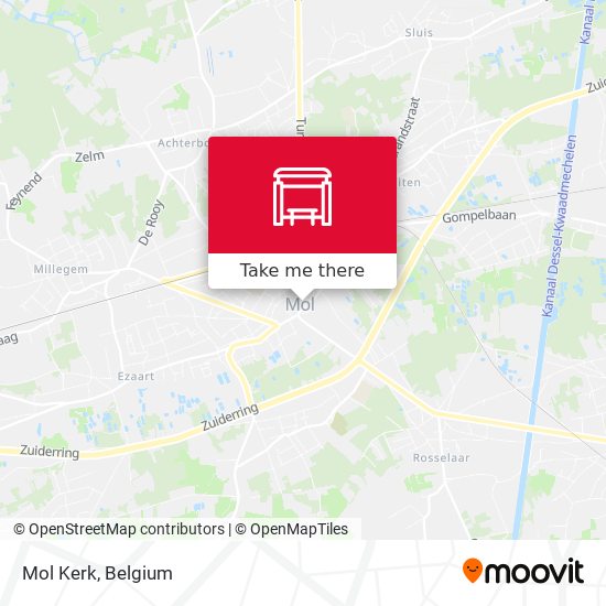 Mol Kerk map