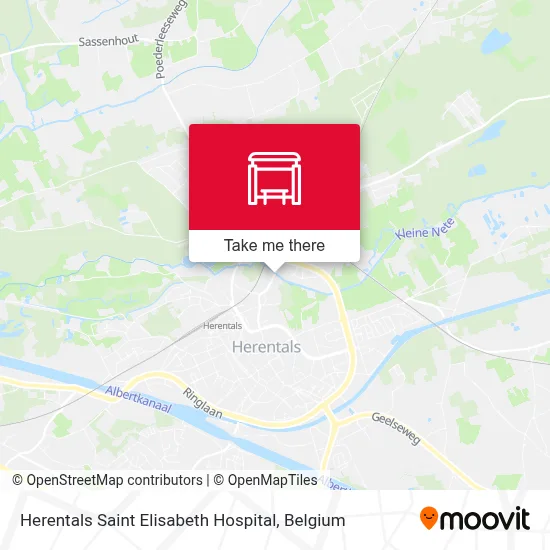 Herentals Saint Elisabeth Hospital map
