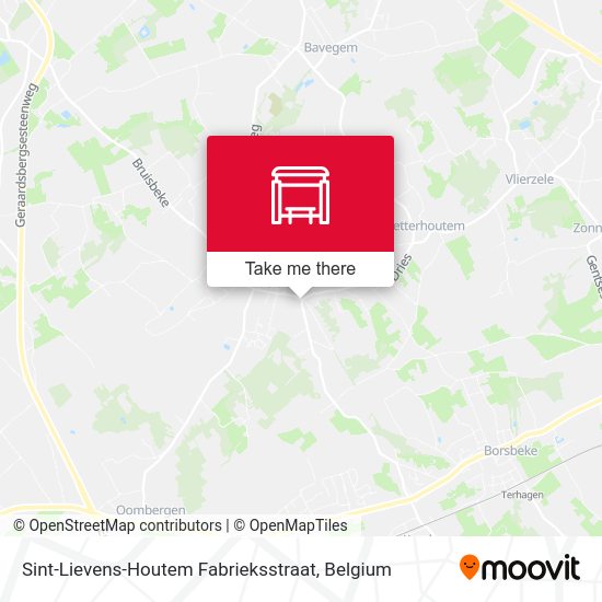 Sint-Lievens-Houtem Fabrieksstraat plan