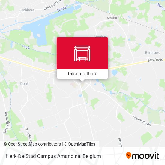 Herk-De-Stad Campus Amandina map