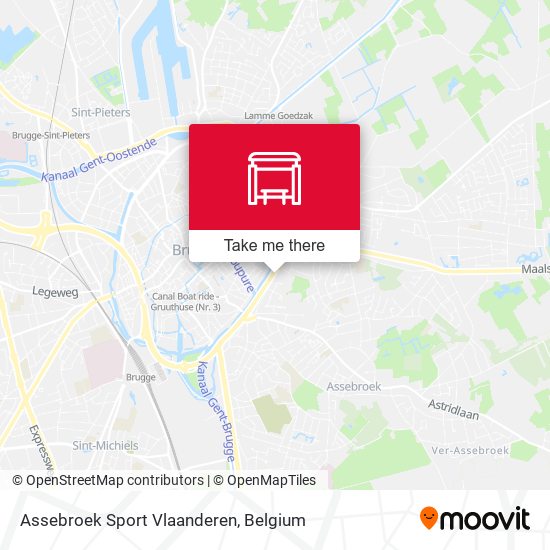 Assebroek Sport Vlaanderen map