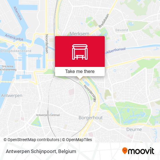 Antwerpen Schijnpoort plan