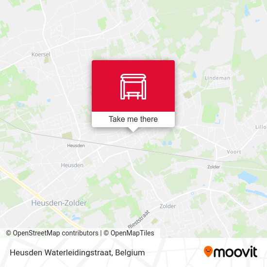 Heusden Waterleidingstraat map