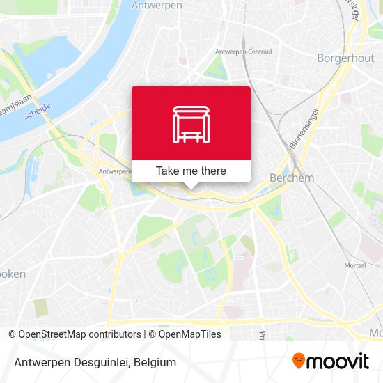 Antwerpen Desguinlei plan
