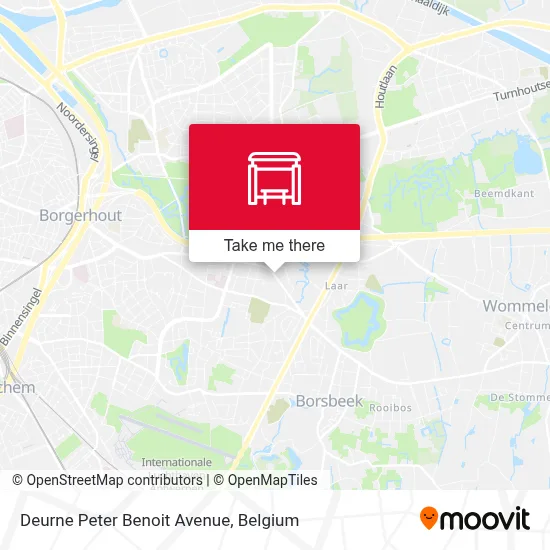 Deurne Peter Benoit Avenue map