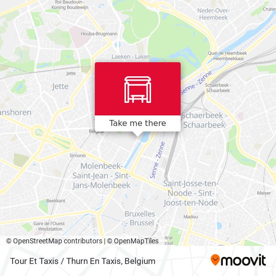 Tour Et Taxis / Thurn En Taxis map