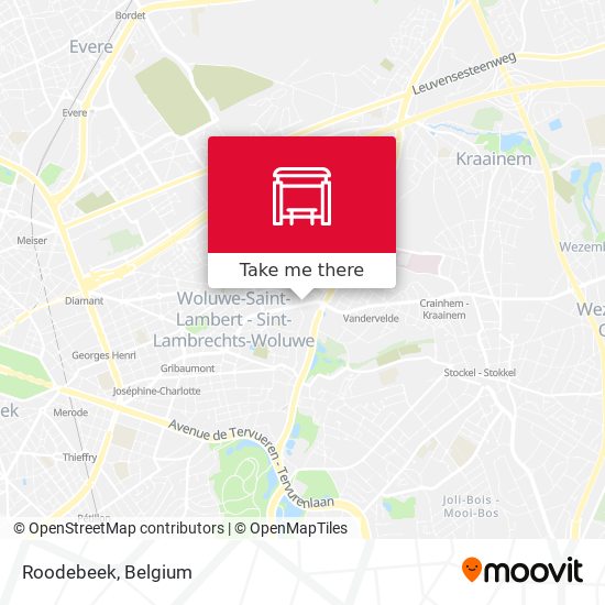 Roodebeek map