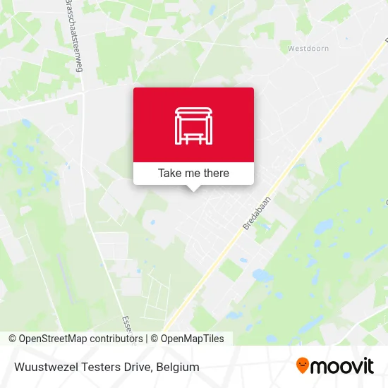Wuustwezel Testers Drive map