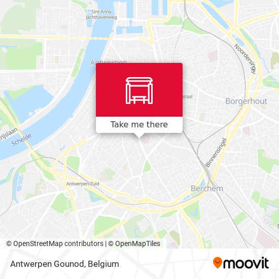 Antwerpen Gounod map