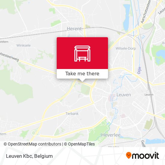 Leuven Kbc map