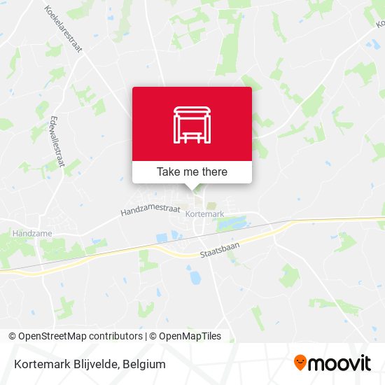 Kortemark Blijvelde map