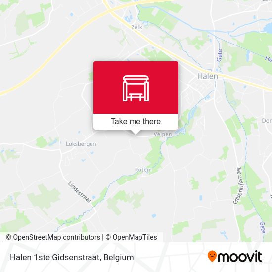 Halen 1ste Gidsenstraat plan