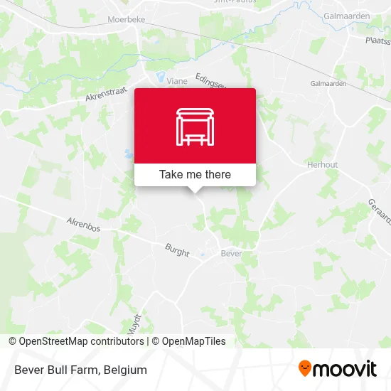 Bever Bull Farm map