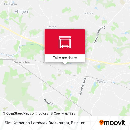 Sint-Katherina-Lombeek Broekstraat plan
