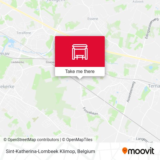 Sint-Katherina-Lombeek Klimop map
