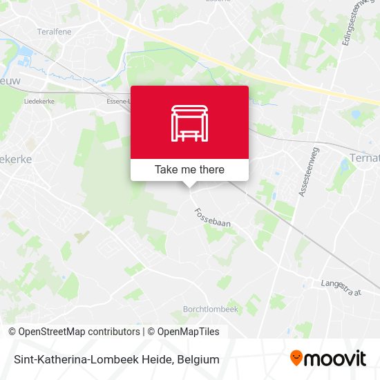 Sint-Katherina-Lombeek Heide map