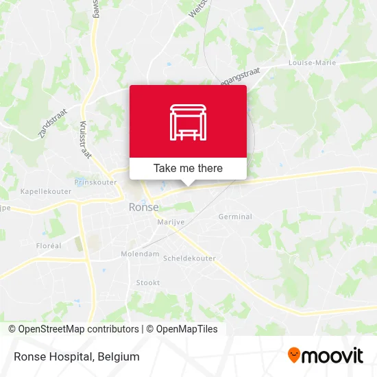 Ronse Hospital map