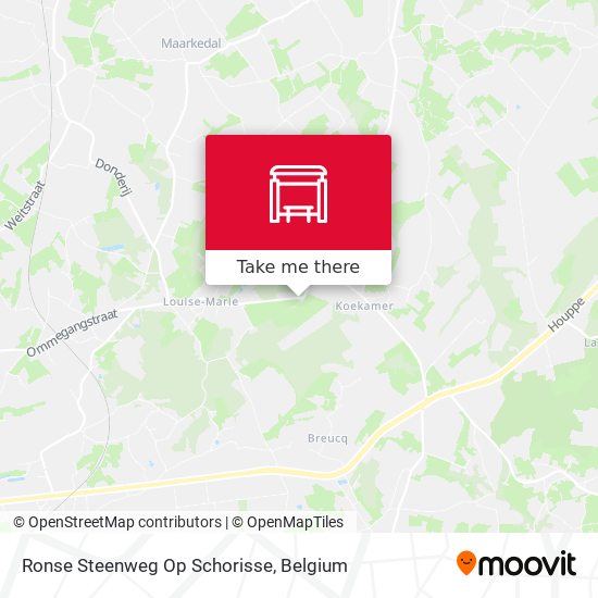 Ronse Steenweg Op Schorisse map